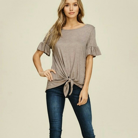 Ruffle Sleeve Top - Picture 3 of 5